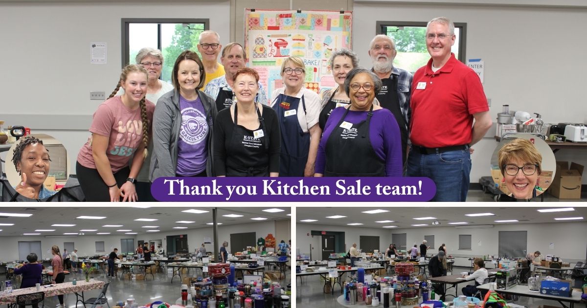 kitchen sale participants and volunteers